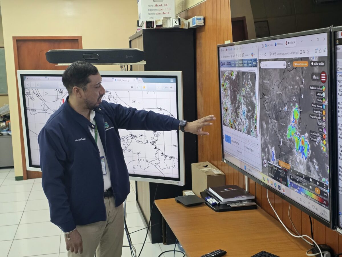 Una semana con lluvias y clima fresco en Nicaragua