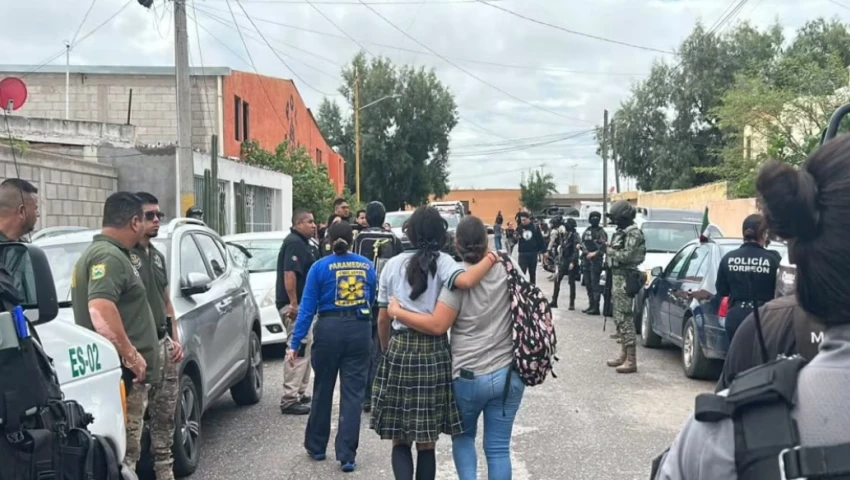 Ataque en una escuela en Coahuila deja un muerto