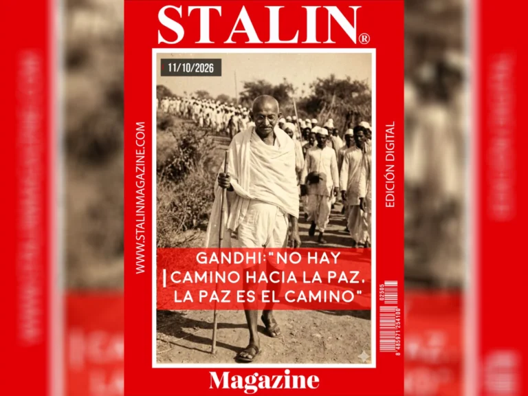 Gandhi: “no hay camino hacia la paz, la paz es el camino”