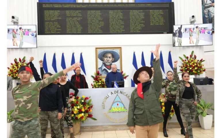 Sandino Vive, Vive, Vive: Asamblea Nacional honra legado del General con sesión especial