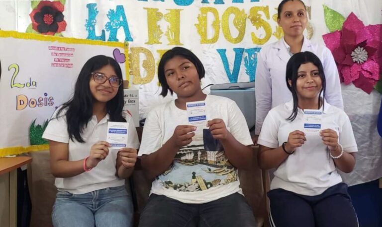 94 mil 240 dosis de vacuna contra el VPH se han aplicado a niñas