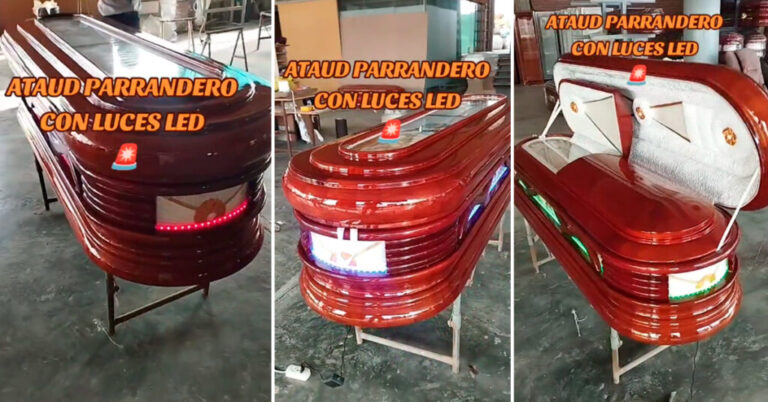 Crea ataúdes con luces LED para iluminar el camino al cielo
