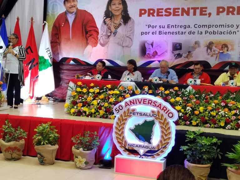 Gobierno de Nicaragua saluda aniversario de Fetsalud
