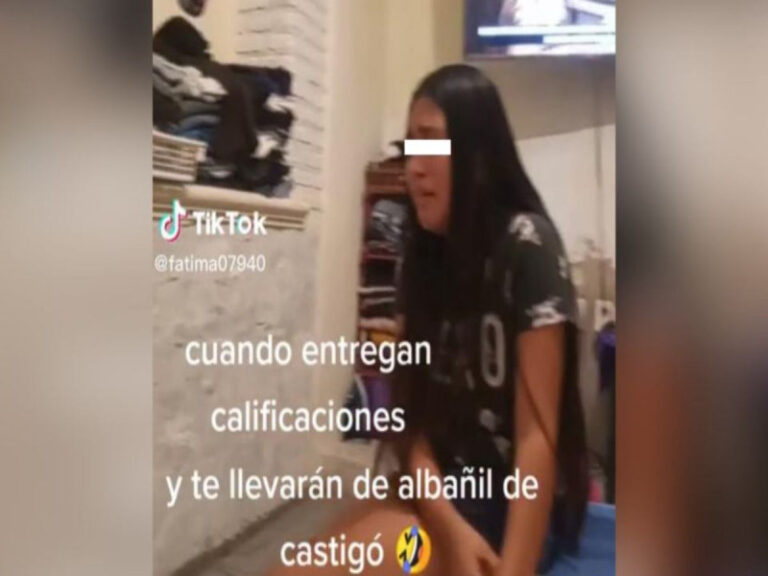 Padres obligan a su hija a trabajar como albañil por sus malas calificaciones