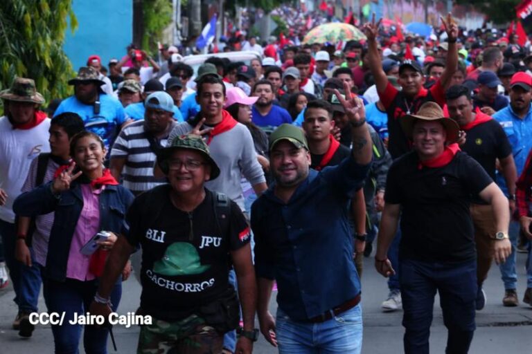 Nicaragua recibe Julio Victorioso con caminatas