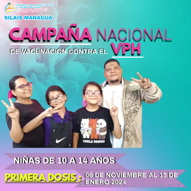 Nicaragua vacunará contra el VPH a niñas