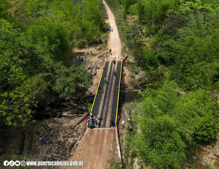 Rehabilitan puente Warbantara en Puerto Cabezas