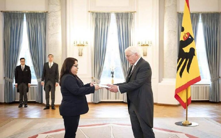Compañera Sabra Murillo presentó sus Cartas Credenciales como Embajadora en Alemania