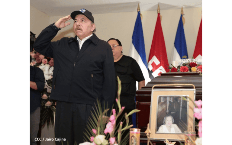 Palabras del Presidente-Comandante Daniel en Homenaje Póstumo a Blanquita Sandino Aráuz