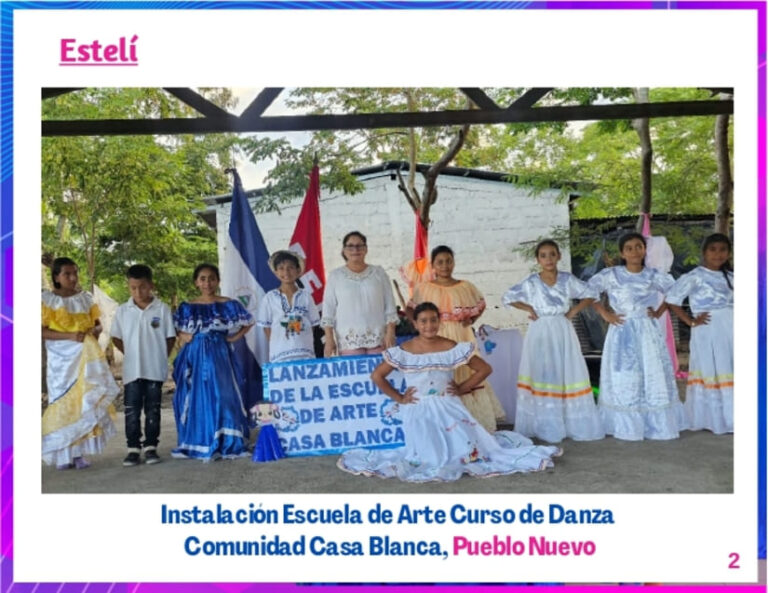 Nicaragua cuenta con más de 450 Escuelas de Artes en el Campo a nivel nacional