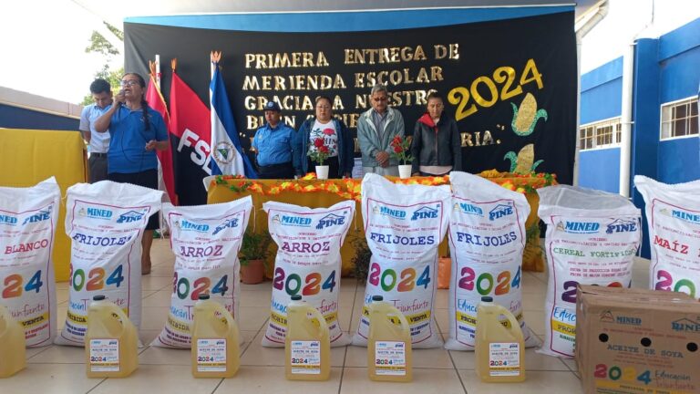 Llega primera entrega de Merienda Escolar a Carazo