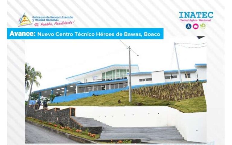 INATEC: Continúa la rehabilitación del Centro Técnico “Héroes de Bawas” en Boaco