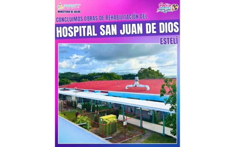 Gobierno Sandinista finaliza obras de rehabilitación en dos hospitales de Estelí
