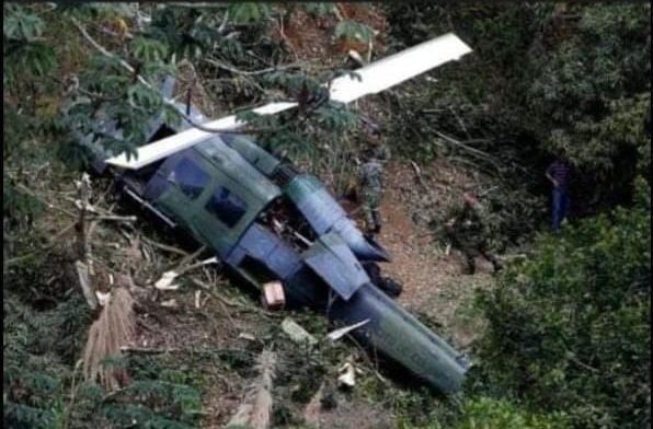 Cinco militares murieron al estrellarse en un helicóptero