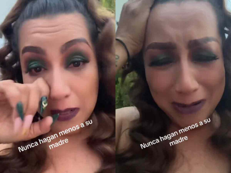 Madre llora porque su nuera no dejó que entregara a su hijo en el altar