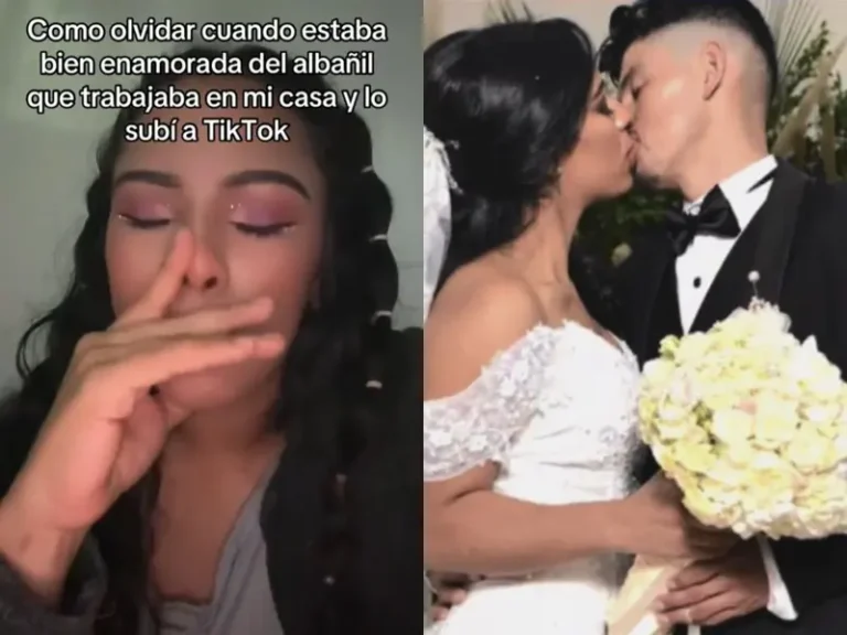 Mujer se casa con el albañil que le prestó sus servicios