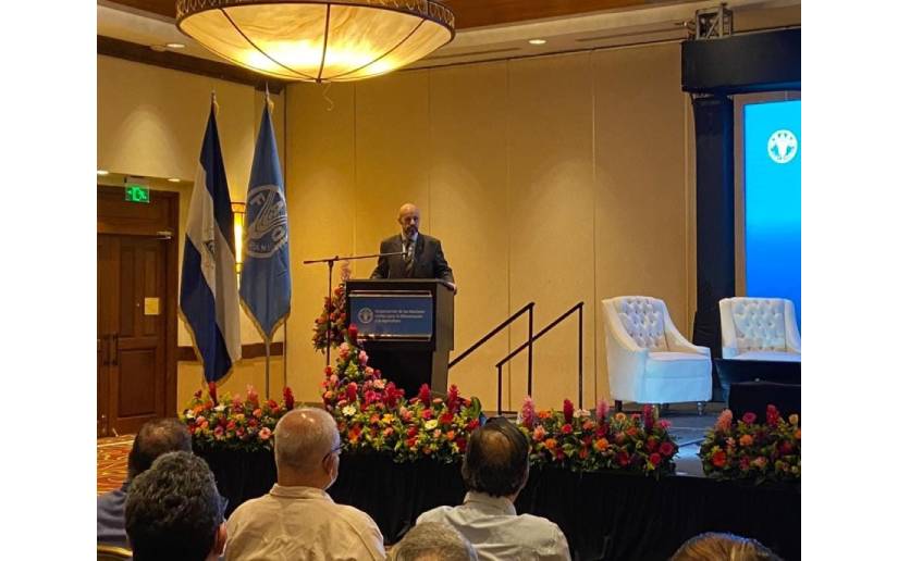 l Representante de la FAO en Nicaragua, Señor Iván León Ayala, indicó que a nivel mundial la Organización se ha planteado un nuevo marco de cooperación.