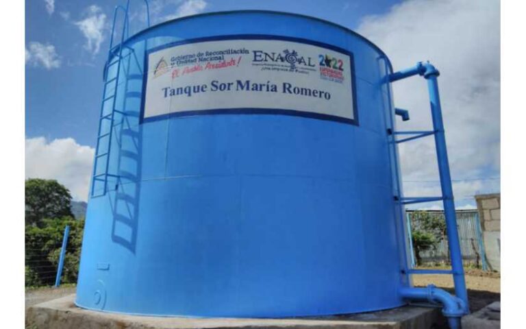 Inauguran mejoras de agua en el barrio Sor María Romero, en Matagalpa