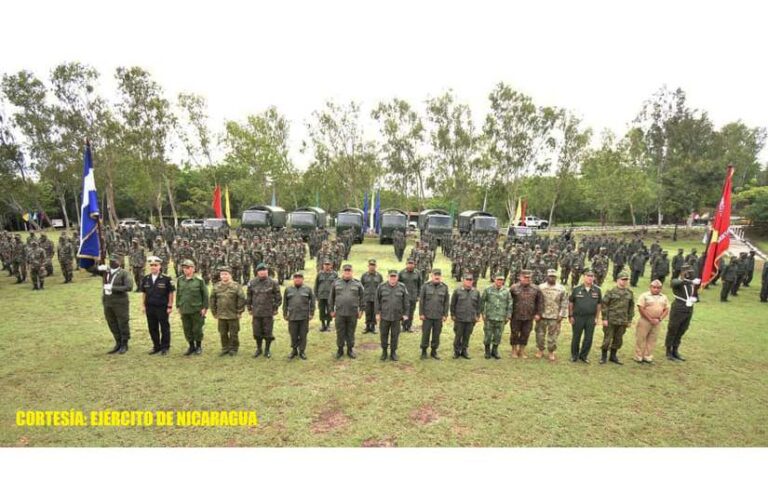 Ejército de Nicaragua realizó traspaso de mando del 5 Comando Militar Regional