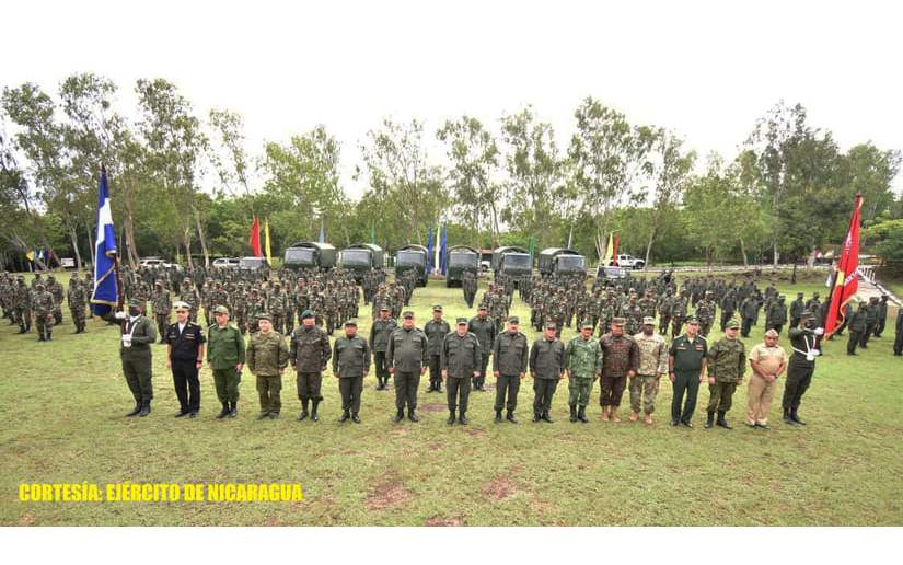 La ceremonia fue presidida por el Comandante en Jefe del Ejército de Nicaragua, General de Ejército Julio César Avilés Castillo. Foto: Cortesía