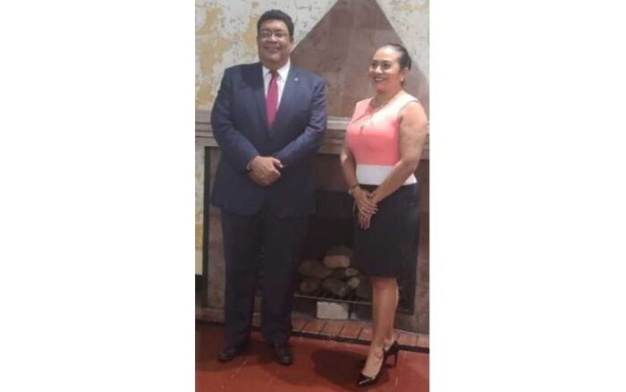 Ministra Nayuribe Guadamuz Rosales, Compañero Valdrack Jaentschke.