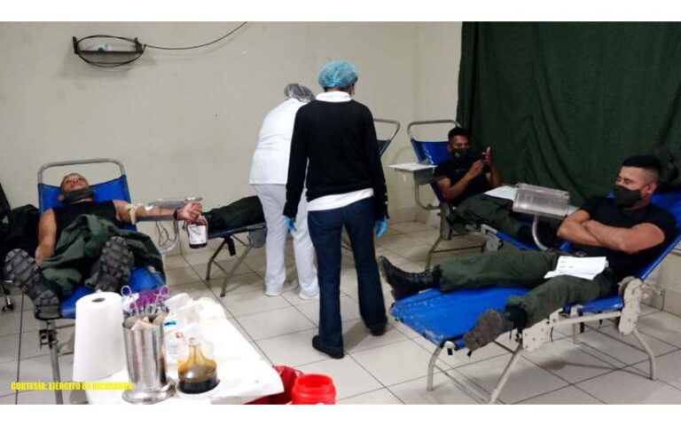 Ejército participó en jornada de donación de sangre