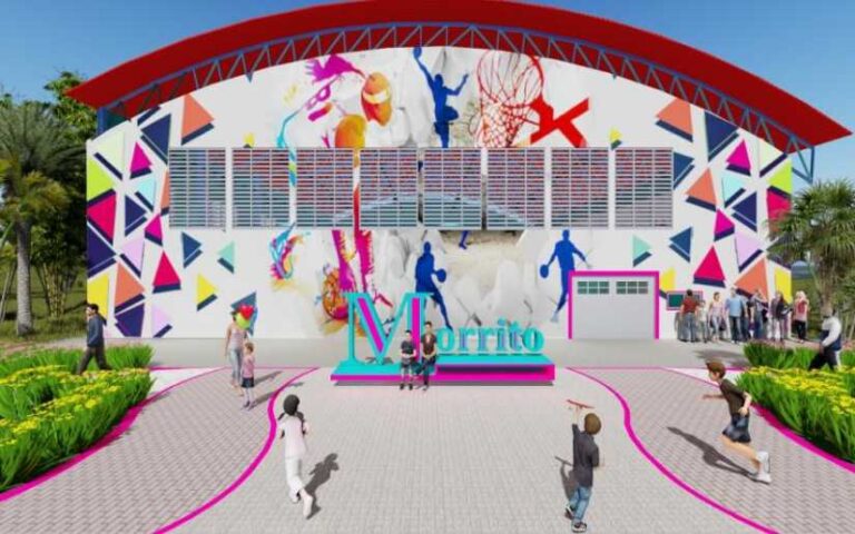 Así lucirá el nuevo polideportivo en Morrito, Río San Juan