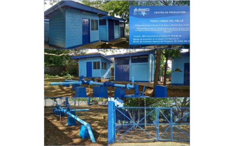 Enacal finaliza obras de mejoramiento en tres pozos de Managua