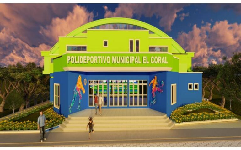 Da inicio construcción de la primera etapa del nuevo Polideportivo en El Coral
