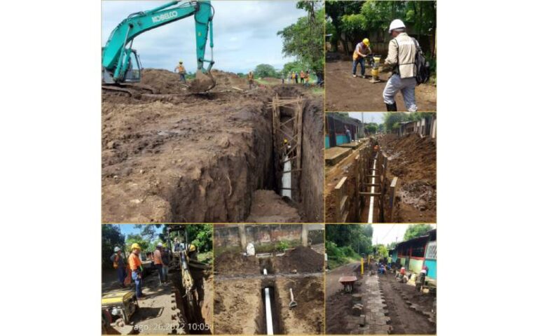 Enacal avanza en Planta de Tratamiento de Aguas Residuales en Chichigalpa