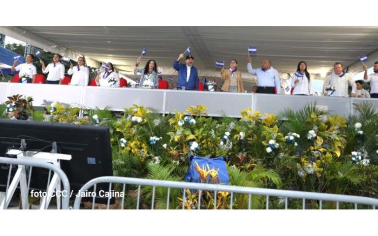 Presidente Daniel Ortega en Desfile Patrio 2022