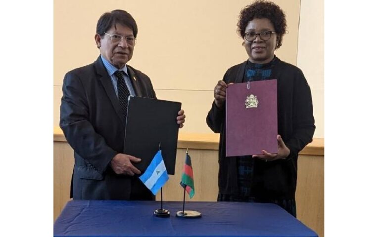 Nicaragua y Malaui suscriben acuerdo de establecimiento de Relaciones Diplomáticas