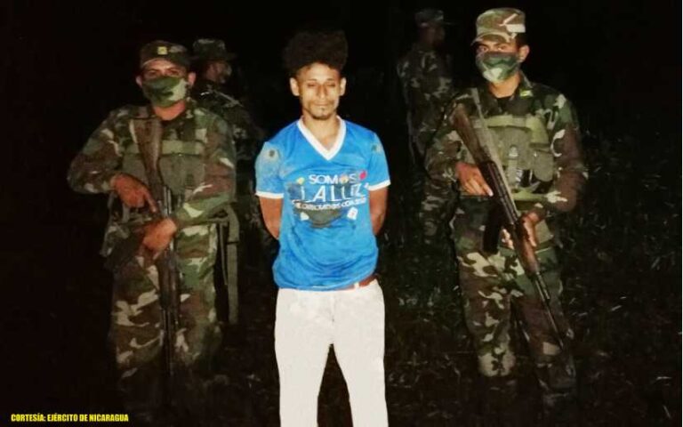 Ejército de Nicaragua retuvo a ciudadano acusado de robo en el Caribe Norte