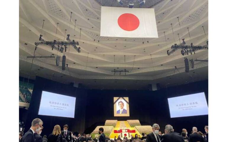 Nicaragua asistió a las honras fúnebres de Ex Primer Ministro de Japón