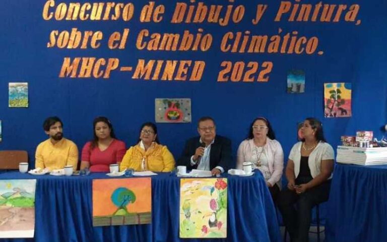 Realizan lanzamiento del Concurso Nacional de Pintura sobre Cambio Climático