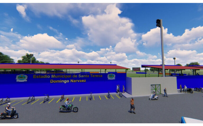 Así lucirá la rehabilitación del estadio municipal de béisbol de Santa Teresa, Carazo