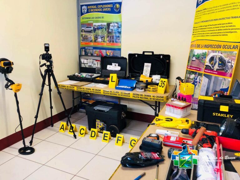 Inauguran moderno laboratorio de criminalística en Boaco