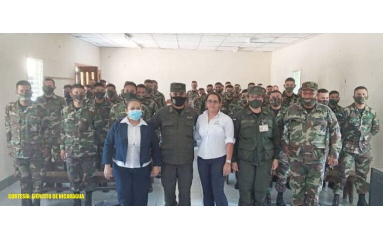 Ejército de Nicaragua participa en capacitación en Código Penal