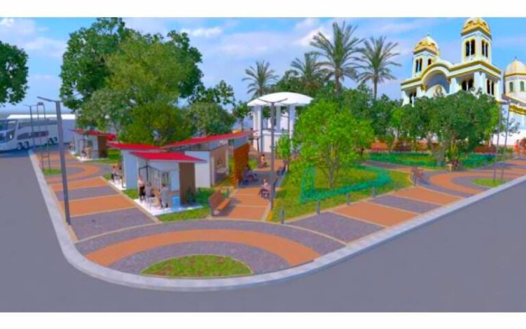 Inicia remodelación del Parque Central de Diriamba del departamento de Carazo