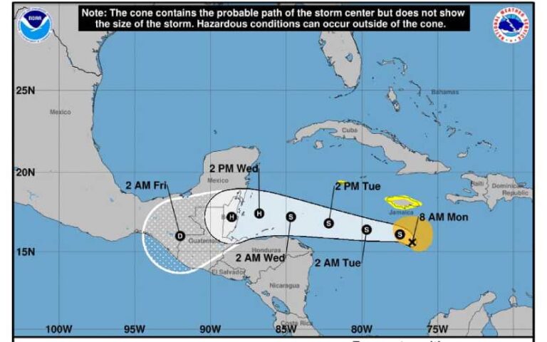 Ejército de Nicaragua da seguimiento a fenómeno meteorológico
