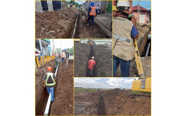 Avanza construcción de alcantarillado sanitario y planta de tratamiento en Nandaime