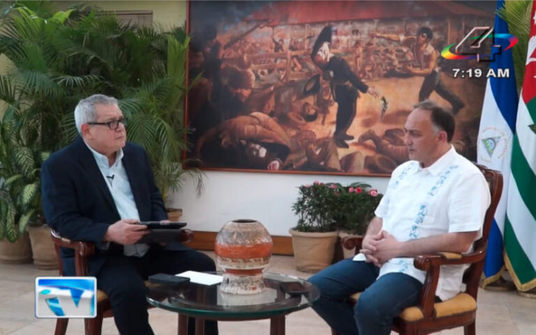 Nicaragua y Abjasia iniciarían colaboración en el campo de la comunicación