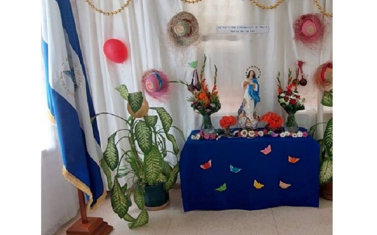 Embajada de Nicaragua en Cuba celebró La Gritería a la Virgen María