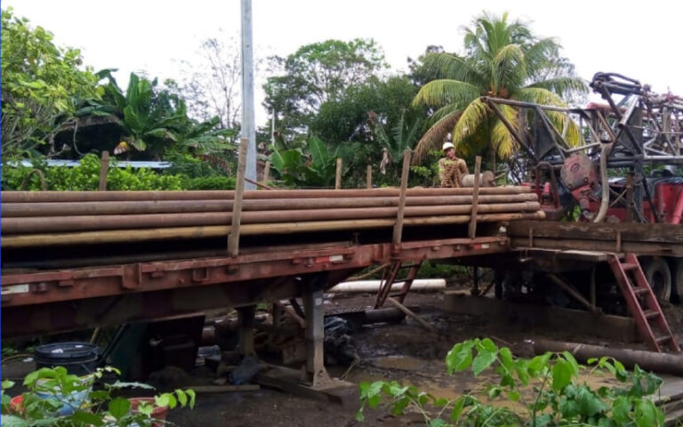 Enacal avanza en la perforación y equipamiento de pozos en tres municipios de Masaya