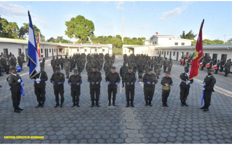 Ejército de Nicaragua realizó inauguración de obras de infraestructuras