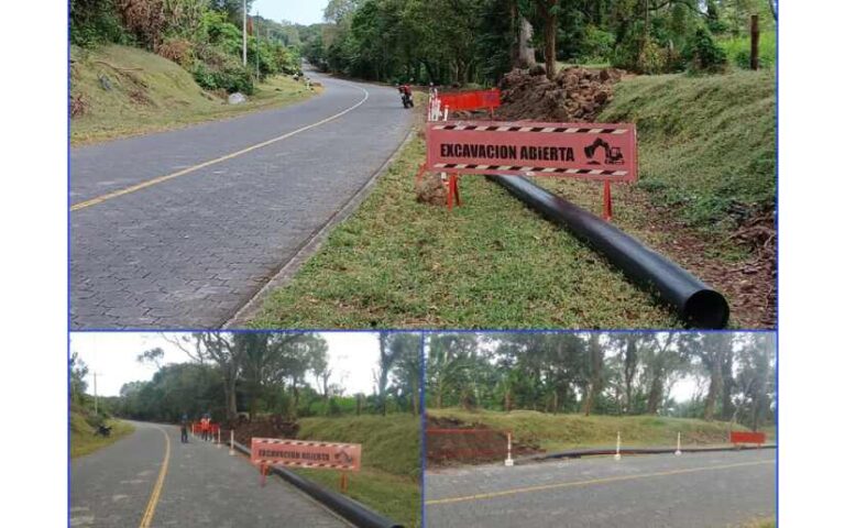 Asi avanzan las obras de ampliación del Sistema de agua potable en Altagracia