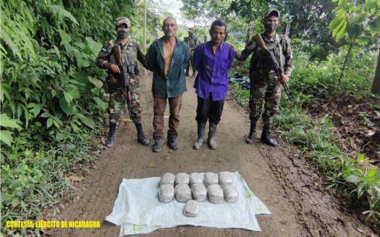 Ejército de Nicaragua realizó incautación de droga en Nueva Segovia