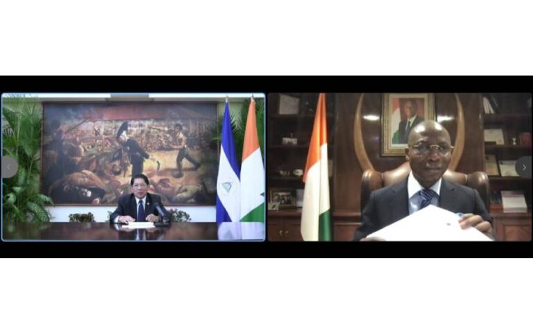 Canciller de la República recibe Copias de Estilo del Embajador de Costa de Marfil