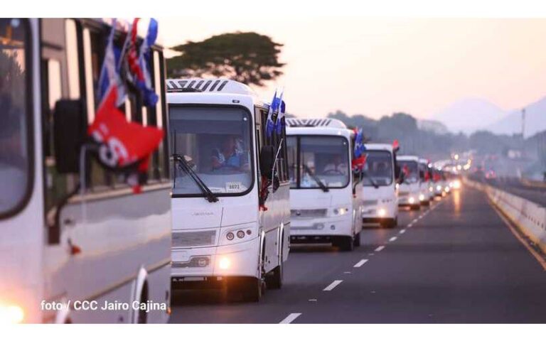 Gobierno de Nicaragua traerá un nuevo lote de buses entre abril y mayo