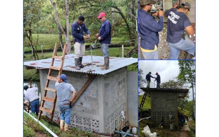 ENACAL restablece servicio de agua en comunidad de Nueva Guinea